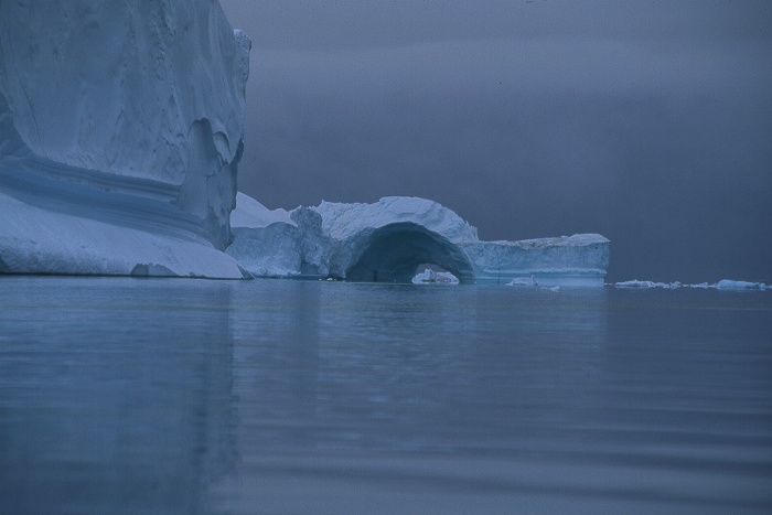 Isbergen kan bli en kilometer långa.